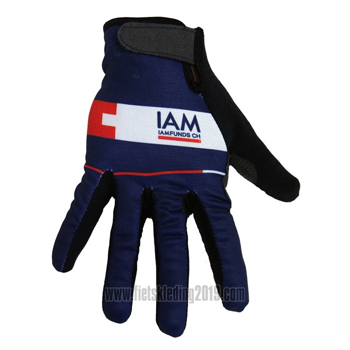 2020 IAM Handschoenen Met Lange Vingers Blauw Wit